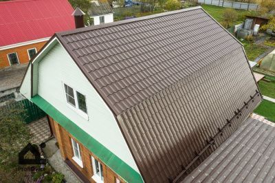 Металлочерепица Grand Line Classic Satin Шоколад RAL 8017