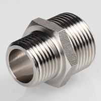 Ниппель переходной из нержавеющей стали Valtec 3/4х1/2"